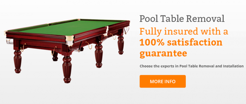 Pool Table Removals